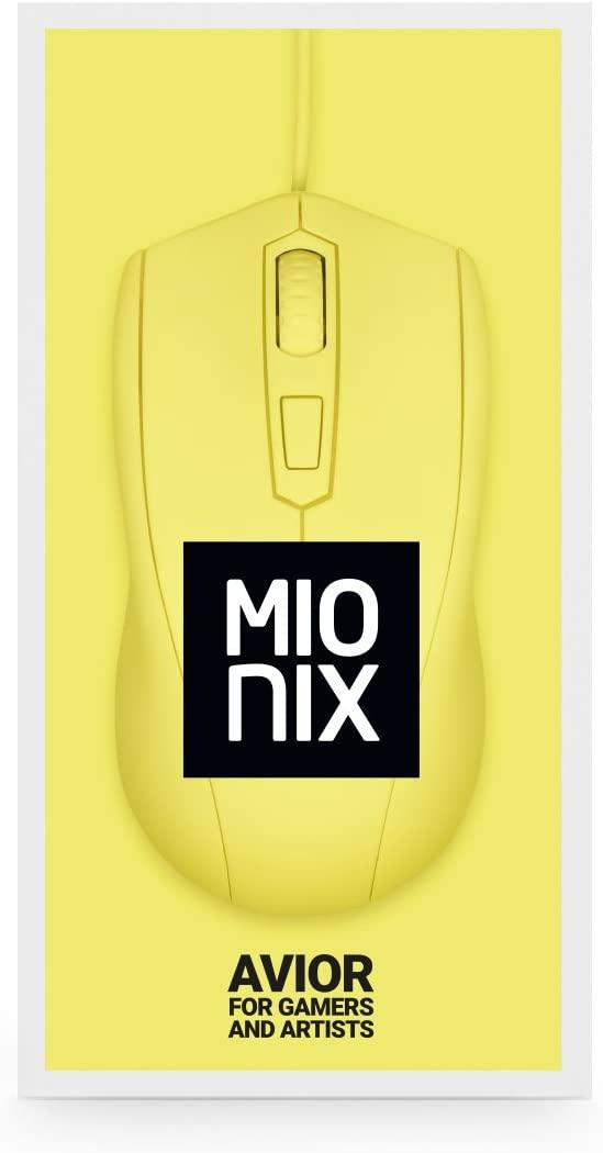 Mionix Avior French Fries Ambidextrous Optical Gaming Mouse (Yellow) - DataBlitz