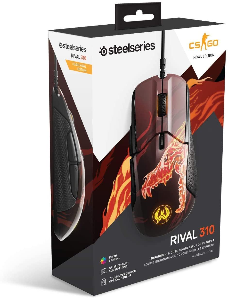 STEELSERIES RIVAL 310 CS:GO HOWL EDITION ERGONOMIC MOUSE ENGINEERED FOR ESPORTS (PN62434) - DataBlitz