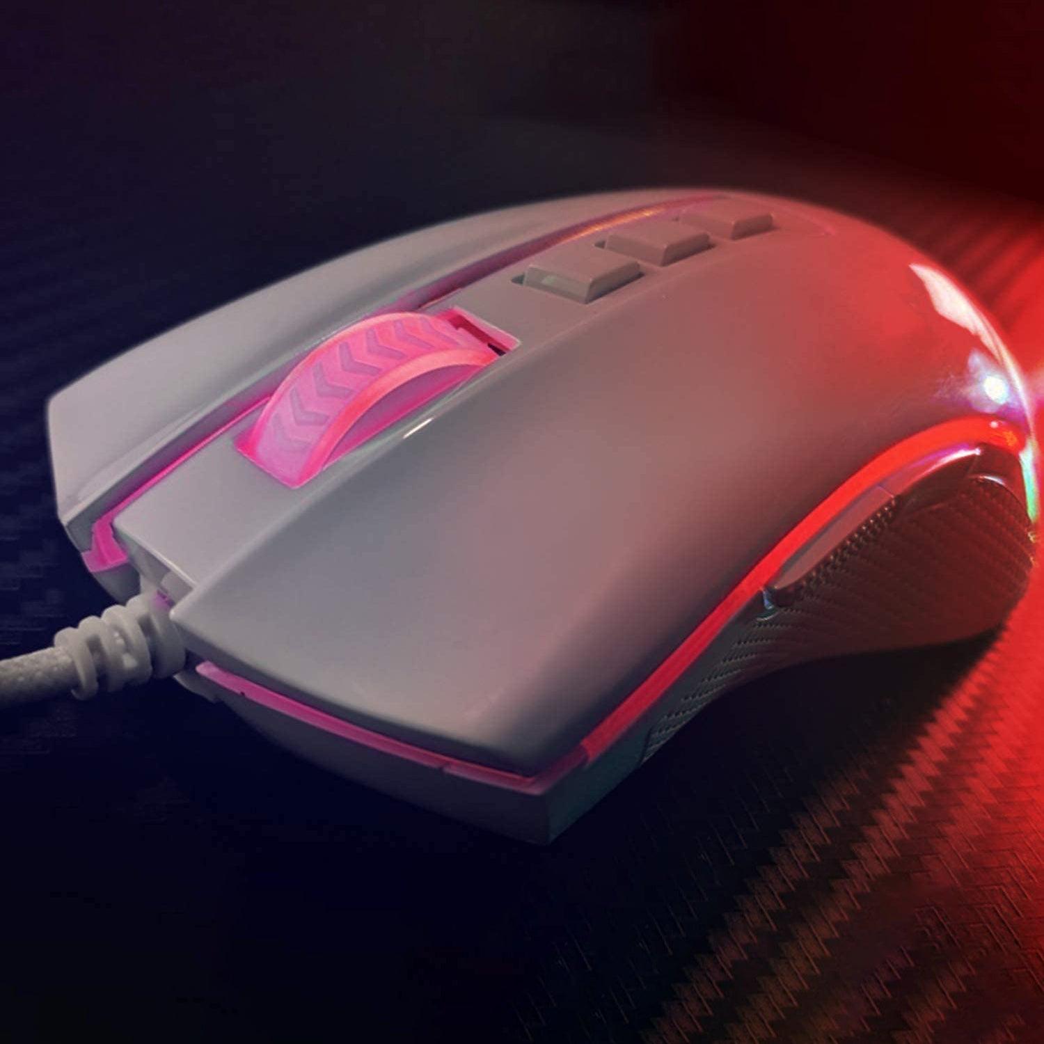 REDRAGON COBRA GAMING MOUSE (WHITE) (M711W) - DataBlitz