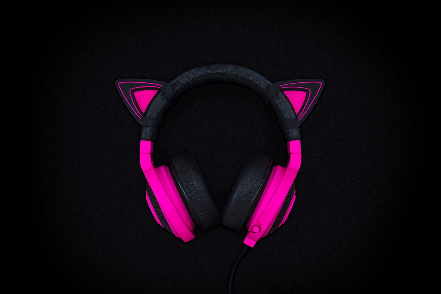 RAZER KITTY EARS FOR KRAKEN (NEON PURPLE) - DataBlitz