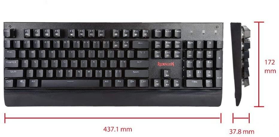 REDRAGON KALA RGB MECHANICAL GAMING KEYBOARD BLUE SWITCH (K557) - DataBlitz