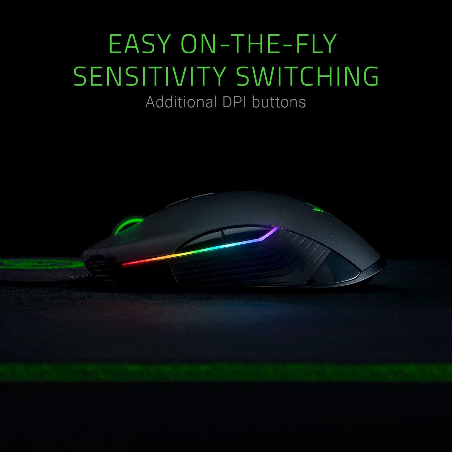 RAZER LANCEHEAD TOURNAMENT EDITION AMBIDEXTROUS GAMING MOUSE - DataBlitz