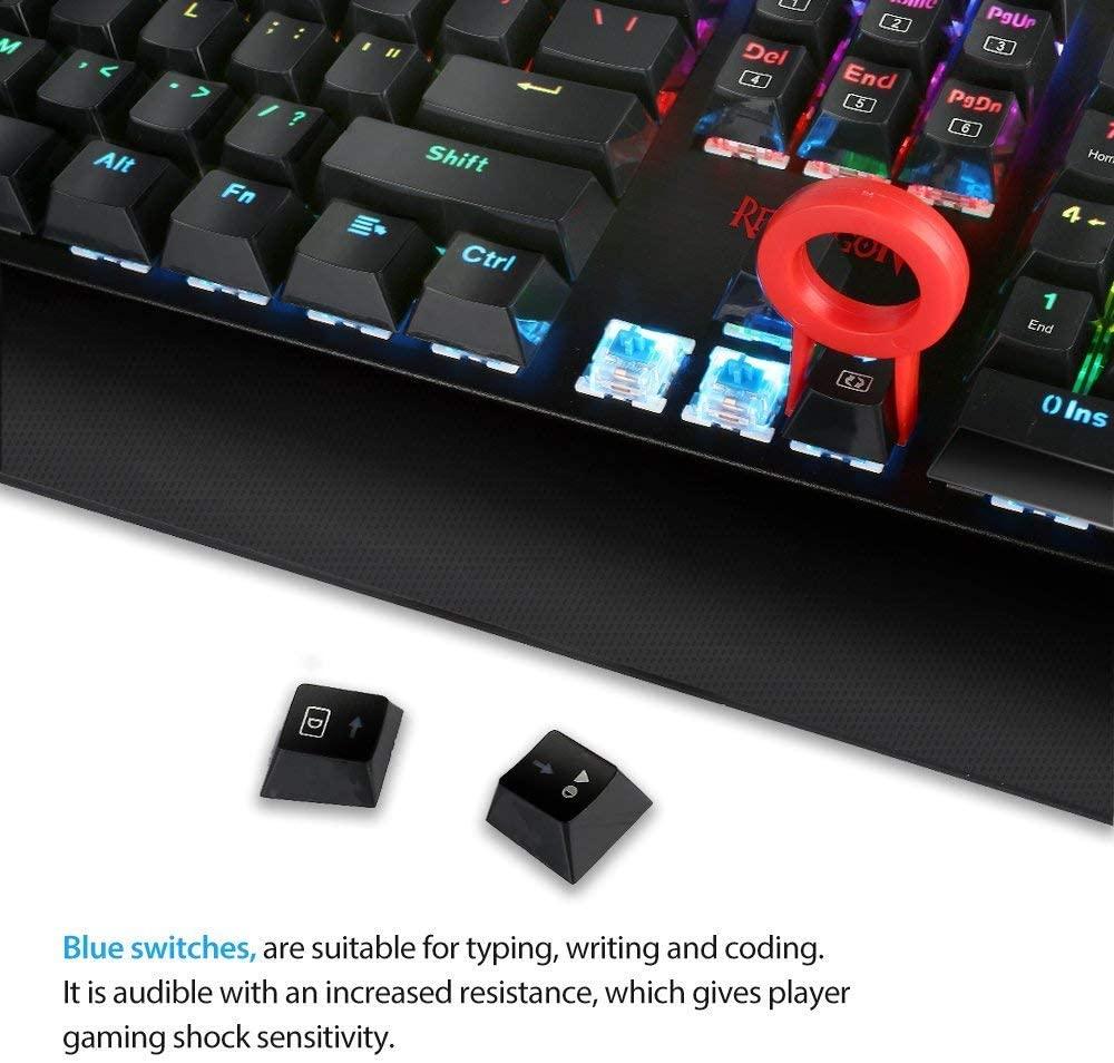 REDRAGON KALA RGB MECHANICAL GAMING KEYBOARD BLUE SWITCH (K557) - DataBlitz