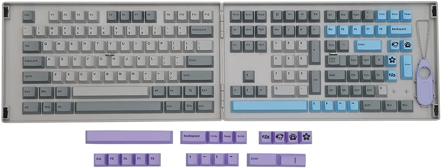 AKKO SILENT PBT KEYCAPS SET CHERRY 157 KEYS - DataBlitz