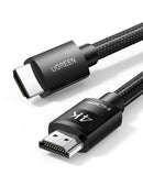 UGREEN 4K HDMI Male To Male Braided Cable 2m (Black) (HD119/40101) - DataBlitz