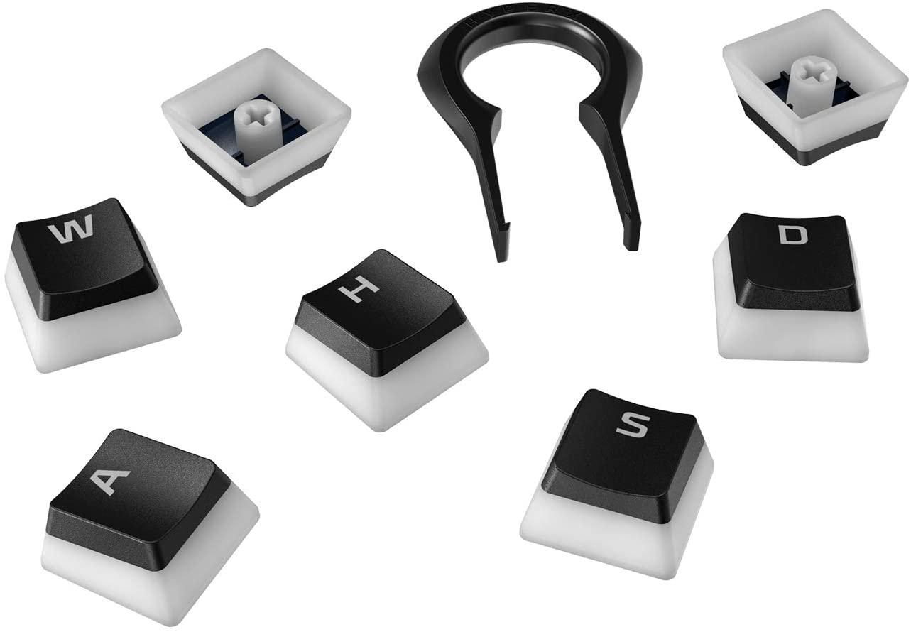 HYPERX PUDDING KEYCAPS DOUBLE SHOT PBT (BLK/WHITE) - DataBlitz