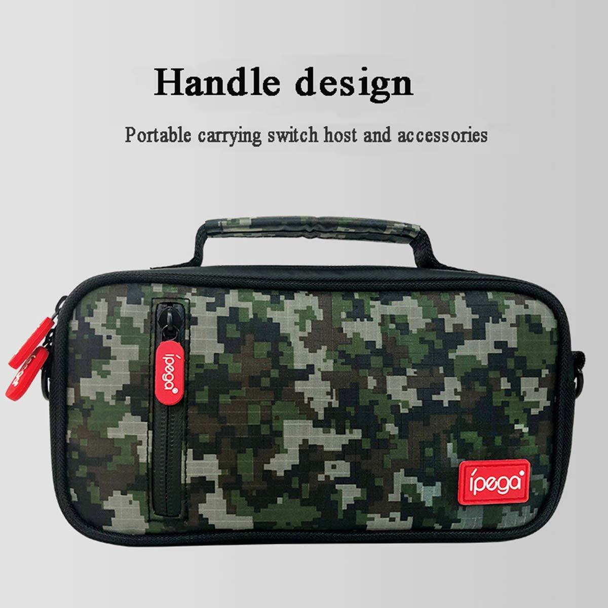 IPEGA CAMOUFLAGE TRAVEL AND CARRY CASE FOR NSW (PG-9185) - DataBlitz