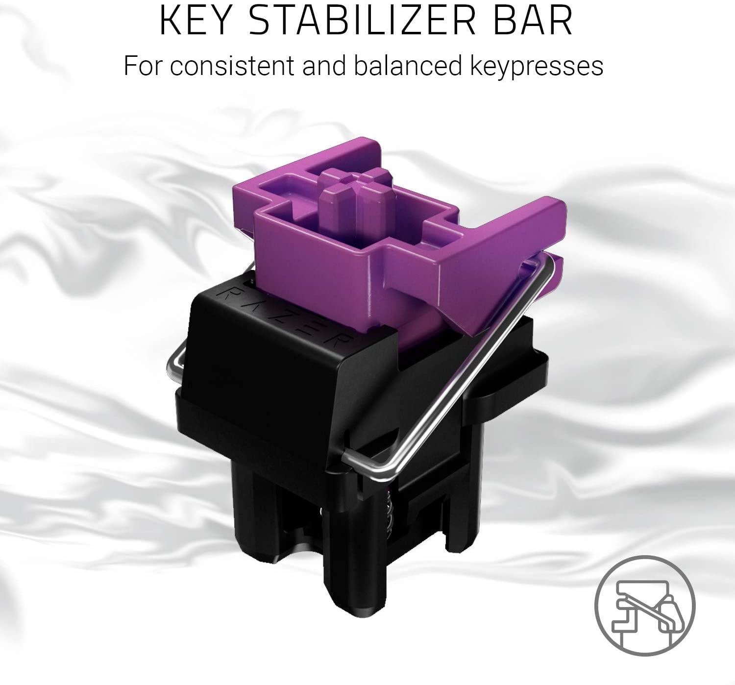 RAZER HUNTSMAN OPTO-MECHANICAL GAMING KEYBOARD (LIGHT &CLICKY) (MERCURY) - DataBlitz