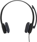 LOGITECH H151 STEREO HEADSET (BLACK) - DataBlitz