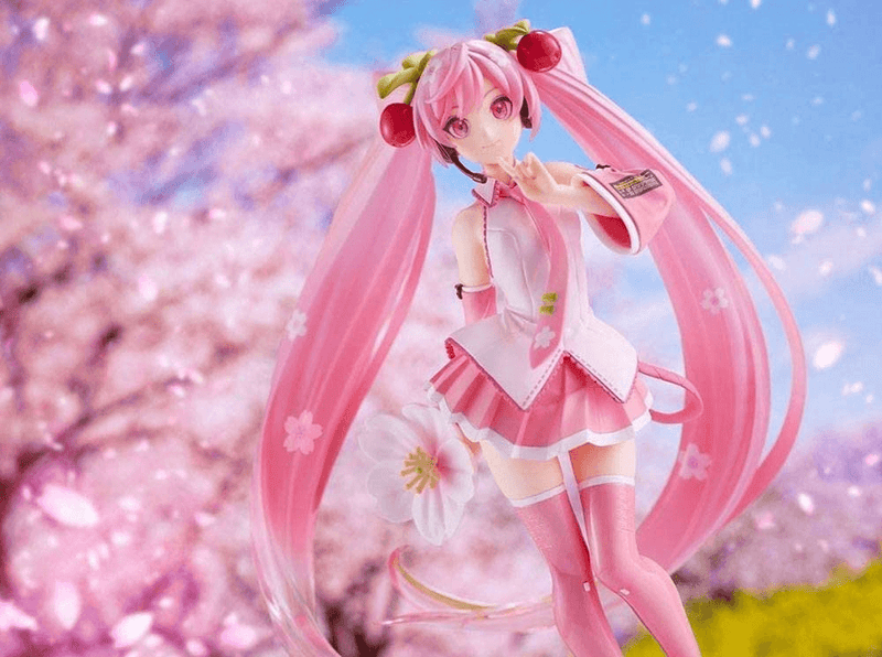 TAITO PRIZE FIGURE: HATSUNE MIKU PLUSH (SAKURA MIKU) - DataBlitz