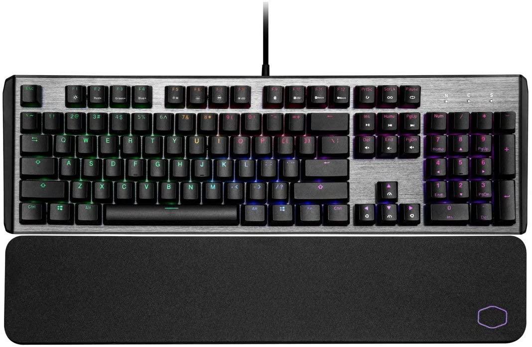 COOLER MASTER CK550 V2 FULL RGB MECHANICAL GAMING KEYBOARD AND WRIST REST (BLUE TACTILE CLICKY) - DataBlitz