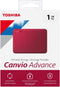 Toshiba Canvio Advance 1TB 2.5" USB 3.2 Portable External Hard Drive