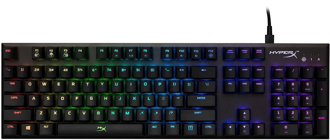 HYPERX ALLOY FPS RGB MECHANICAL GAMING KEYBOARD SPEED SILVER - DataBlitz