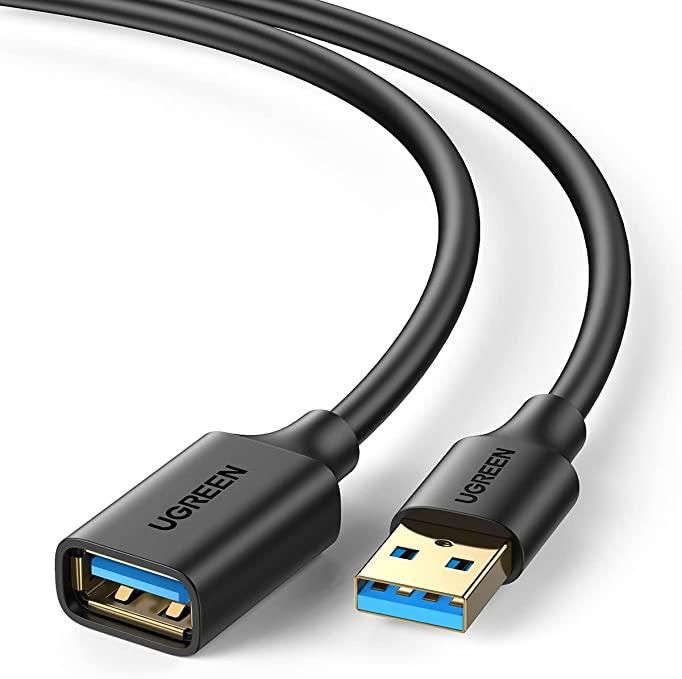 UGREEN USB 3.0 A Male To Female Extension Cable 3m (Black) (US129/30127) - DataBlitz