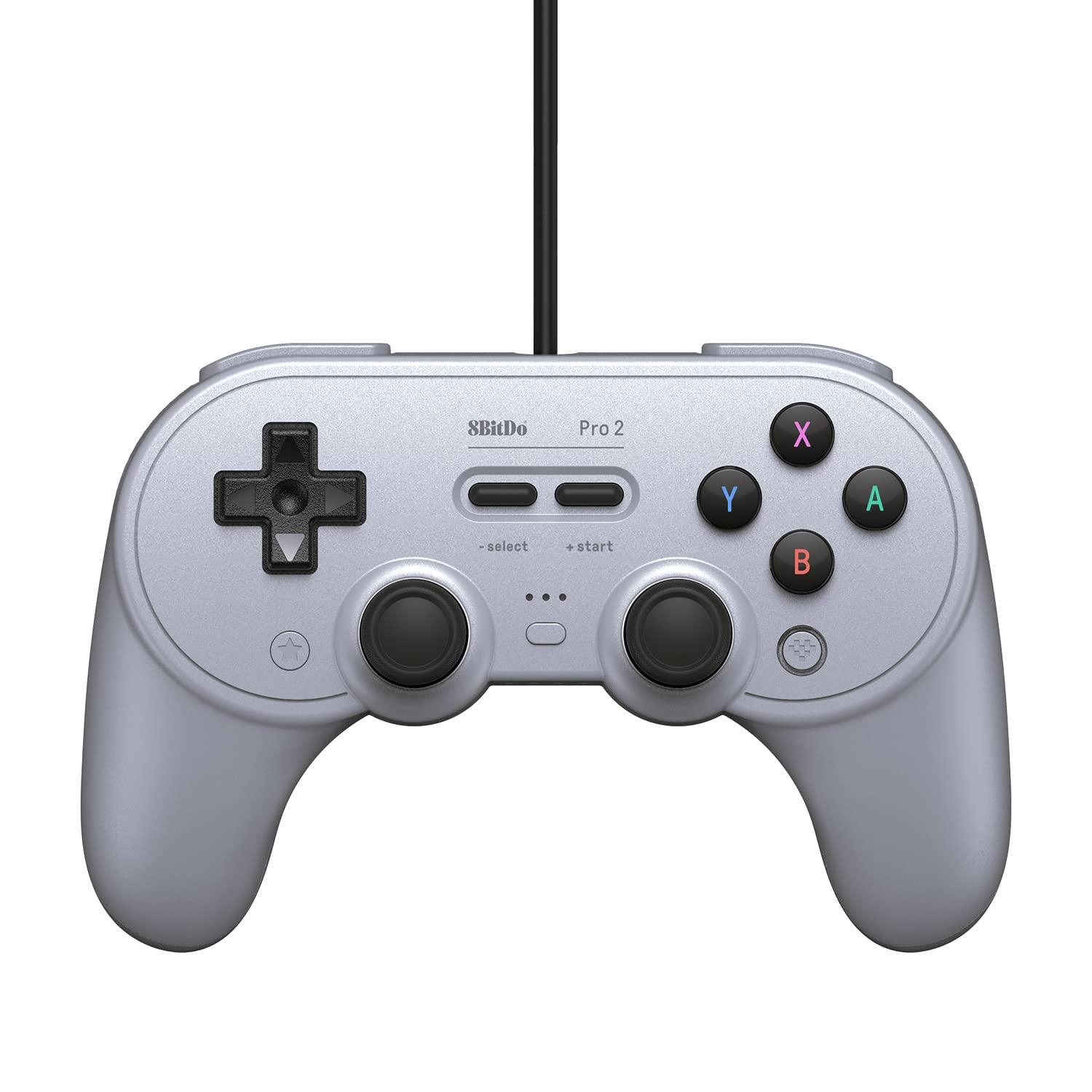 8BITDO PRO 2 WIRED GAMEPAD (GRAY EDITION) (SWITCH/WINDOWS) (82BD) - DataBlitz