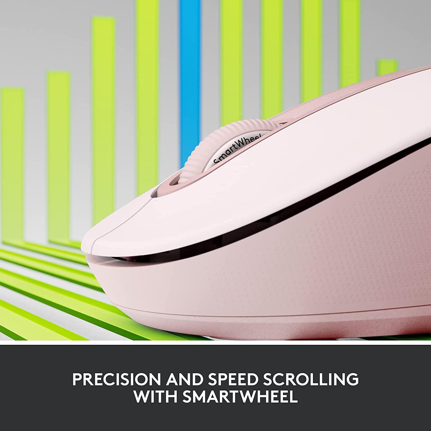 LOGITECH M650 SIGNATURE WIRELESS MOUSE (ROSE) - DataBlitz