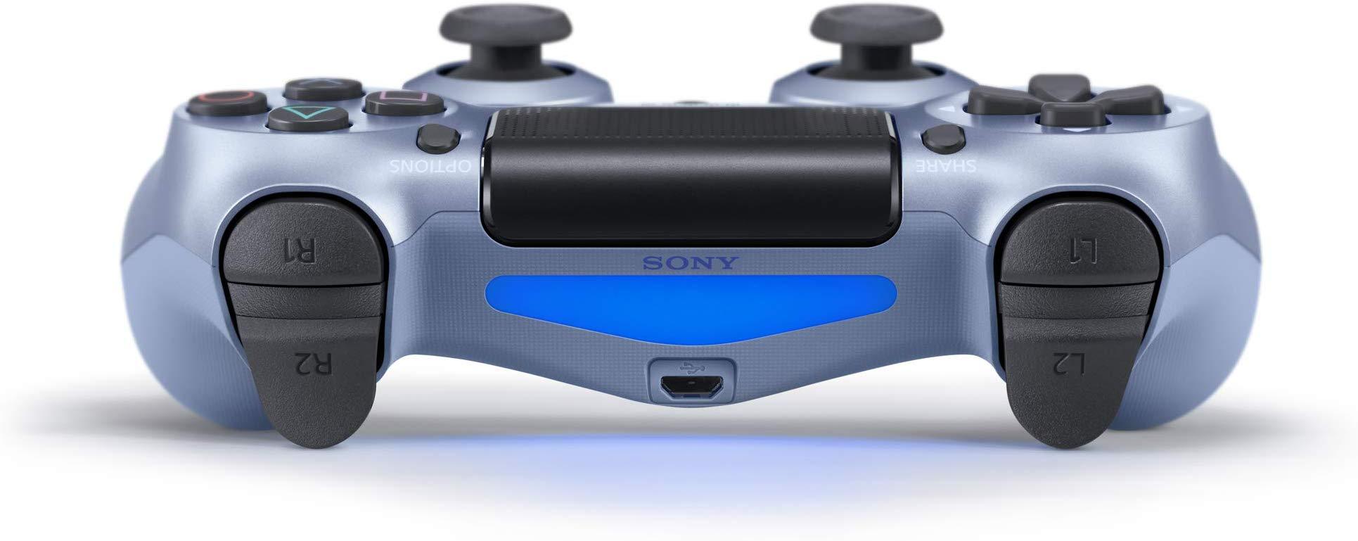 DATABLITZ ECOMMERCE PS4 DUALSHOCK4 WIRELESS CONTROLLER TITANIUM BLUE