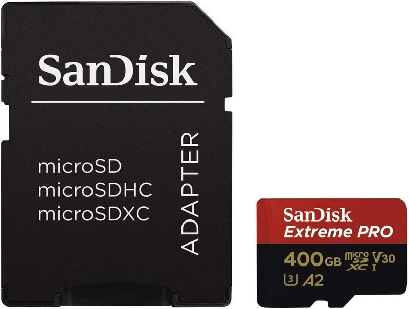 SANDISK Extreme Pro 400GB 170MB/S MICROSDXC UHS-1 Card With Adapter (SDSQXCZ-400G-GN6MA) - DataBlitz