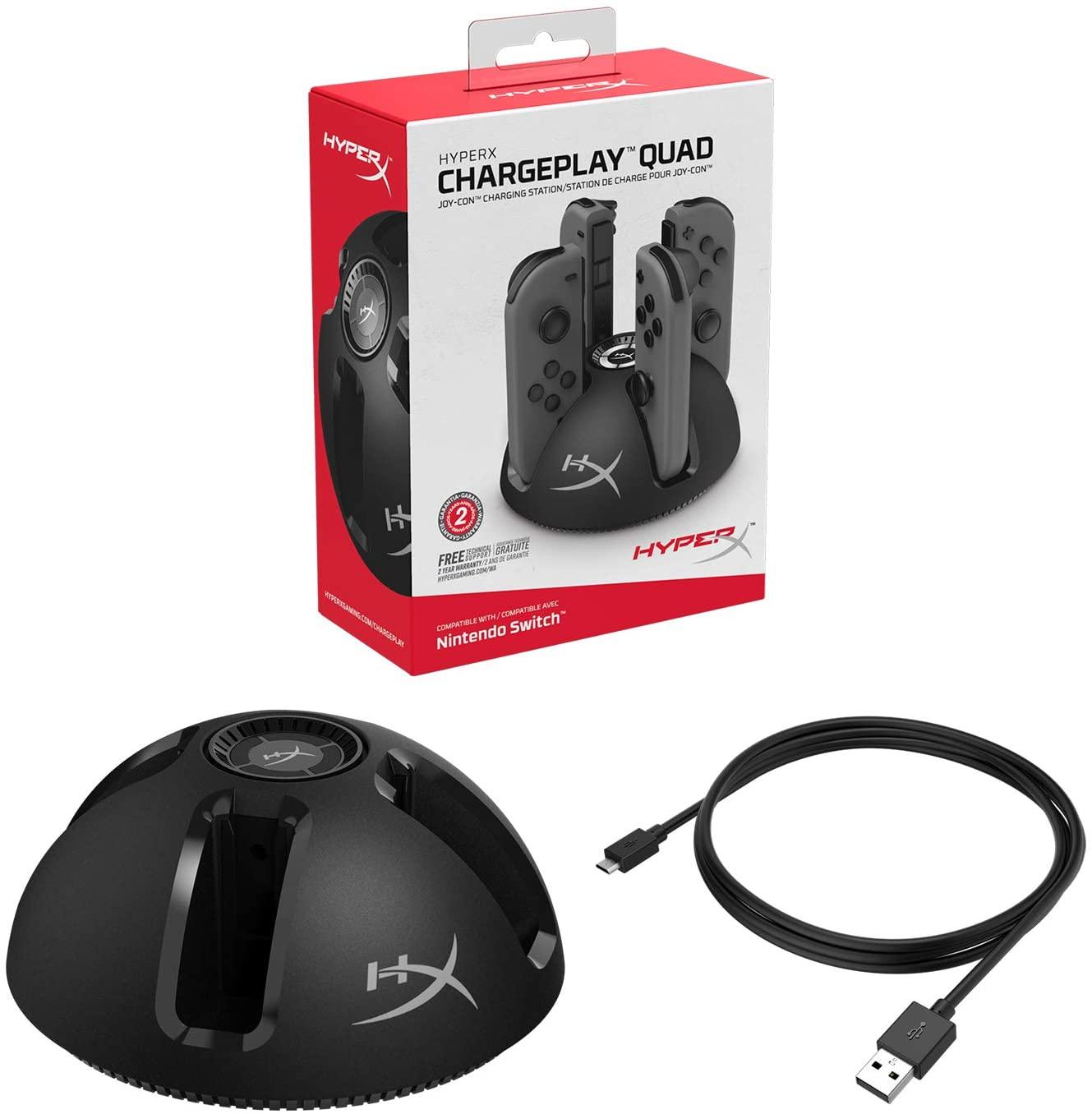 HyperX Chargeplay Quad Joy-Con Charging Station (Compatible With Nintendo Switch) - DataBlitz