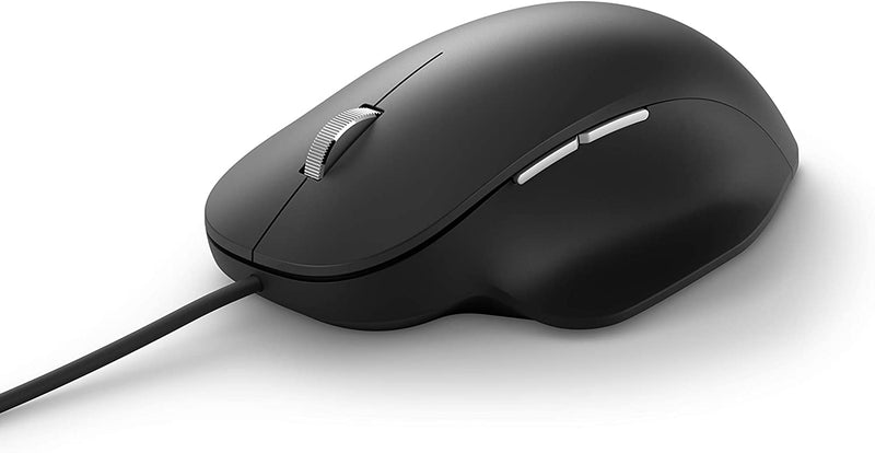Microsoft Lion Rock Wired Ergonomic Mouse (Black) (RJG-00005)