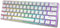 ROYAL KLUDGE RK61 PRO DUAL-MODE RGB 61 KEYS HOT SWAPPABLE MECHANICAL KEYBOARD SILVER/WHITE (RED SWITCH) - DataBlitz
