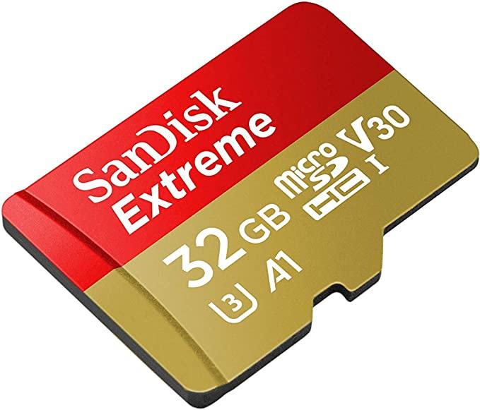 Sandisk Extreme 32GB MICROSD UHS-1 Card (SDSQXAF-032G-GN6MN) - DataBlitz