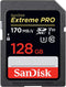 Sandisk Extreme Pro 128GB SDXC UHS-1 Card (SDSDXXY-128G-GN4IN) - DataBlitz