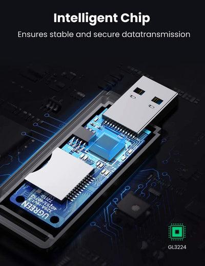 UGREEN USB 3.0 Card Reader For TF/SD (Black) (CM104/40752) - DataBlitz