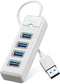 Orico 4-Port USB 3.0 Hub (White) (PW4U-U3-015-WH-EP) - DataBlitz