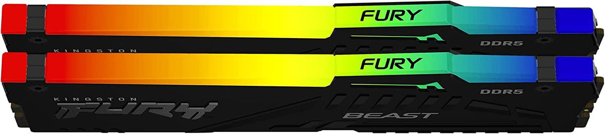 Kingston Fury Beast 16GB (2X8GB) DDR5 RGB 6000MT/S Memory (KF560C40BBAK2-16) - DataBlitz
