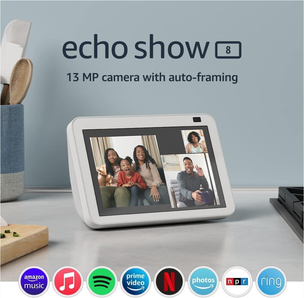 新品未使用】Echo show 8 with Alexa ホワイト Echo Show 8 | Pantalla