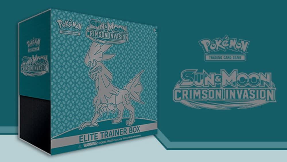 POKEMON TRADING CARD GAME SUN & MOON CRIMSON INVASION ELITE TRAINER BOX - DataBlitz