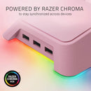 RAZER BASE STATION CHROMA HEADSET STAND WITH USB HUB (QUARTZ) - DataBlitz