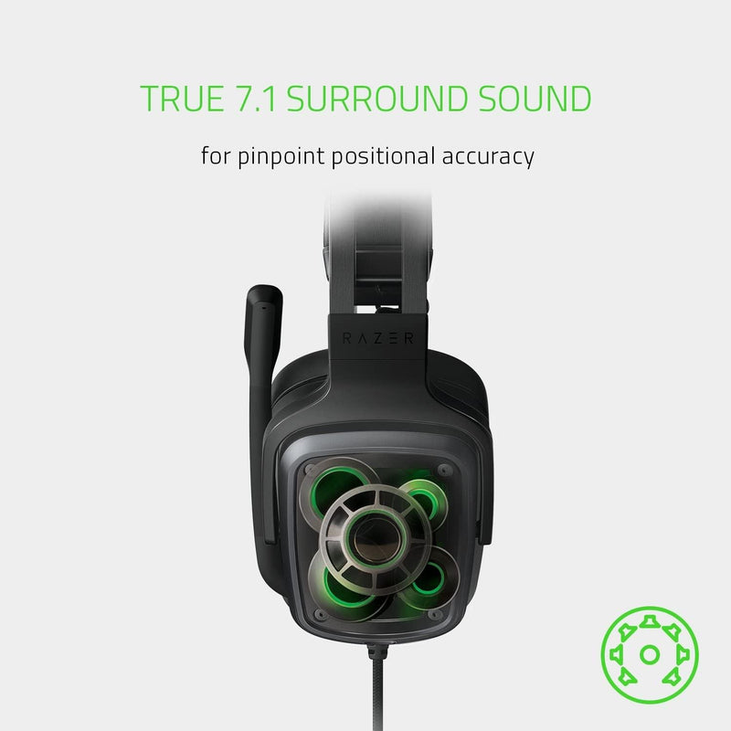 RAZER TIAMAT 7.1 V2 SURROUND SOUND GAMING HEADSET (BLACK) - DataBlitz