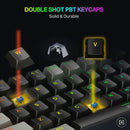 E-YOOSO Z-11 RGB 61 Keys Hot Swappable Mechanical Keyboard Black/Gray (Brown Switch) - DataBlitz