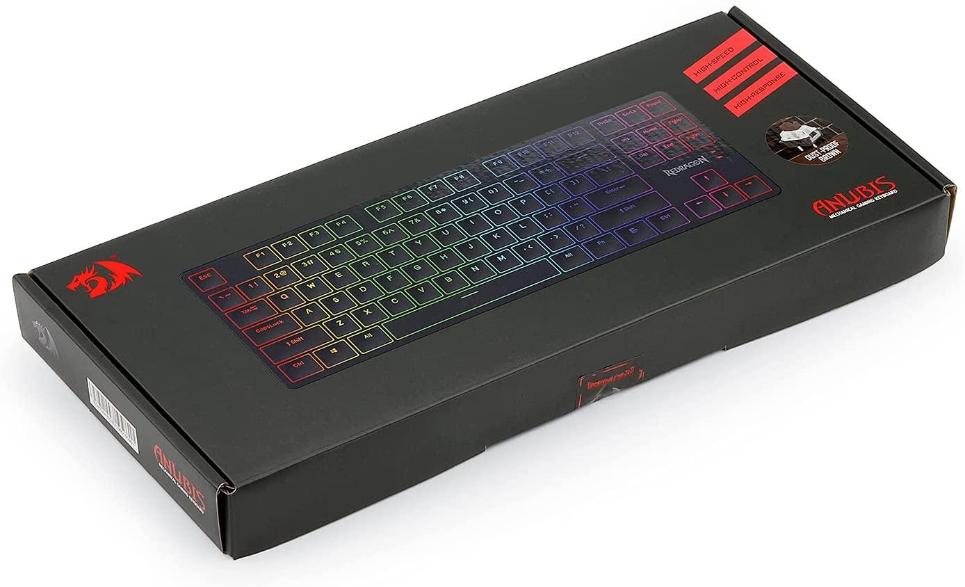 REDRAGON ANUBIS WIRELESS/WIRED RGB MECHANICAL KEYBOARD (DUST-PROOF BROWN SWITCH) (K539-RGB) - DataBlitz