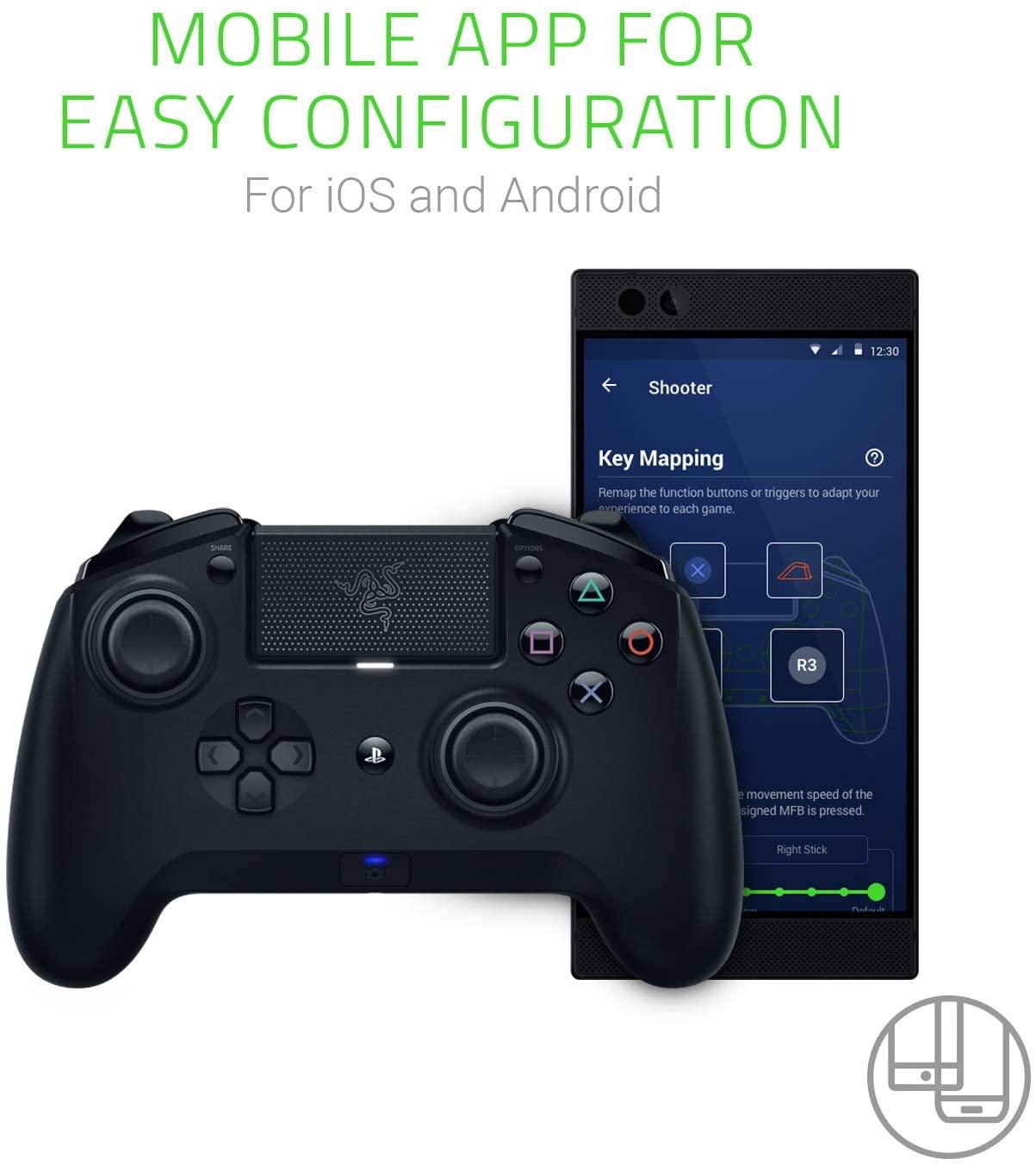 RAZER RAIJU TOURNAMENT EDITION WIRED & WIRELESS GAMING CONTROLLER FOR PS4 - DataBlitz