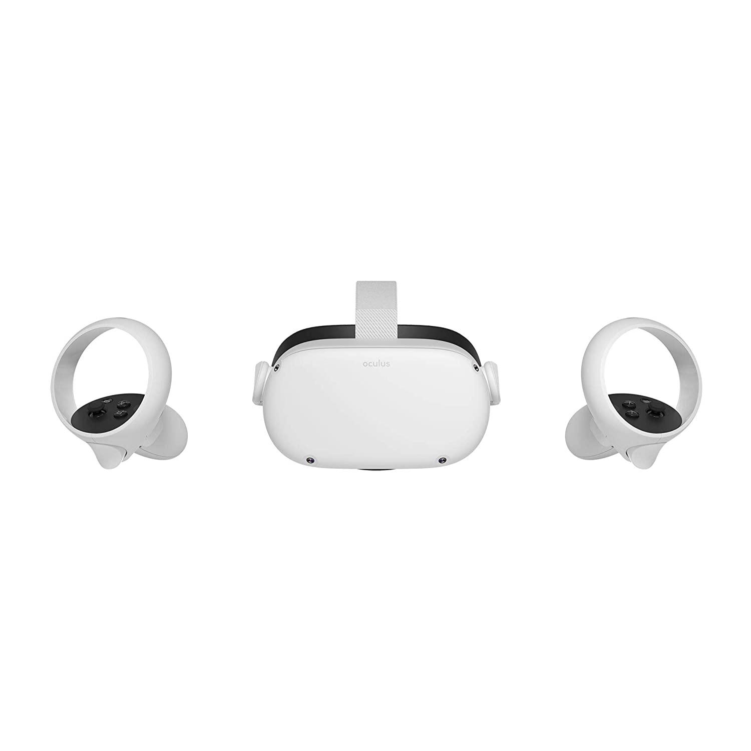 Oculus / Meta Quest 2 128GB All In One VR Gaming Headset (Includes Resident Evil 4 Download Code Inside) (White) - DataBlitz