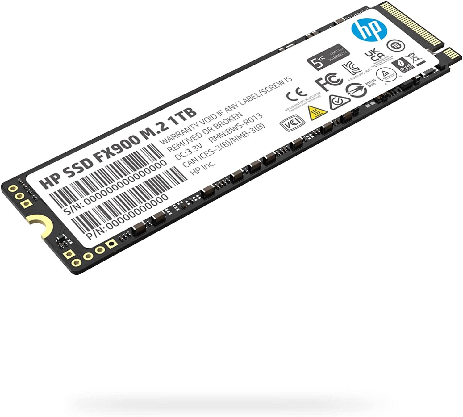HP FX900 M.2 1TB PCIE GEN4 X4 NVME 3D TLC NAND Internal SSD (57S53AA#UUF) - DataBlitz