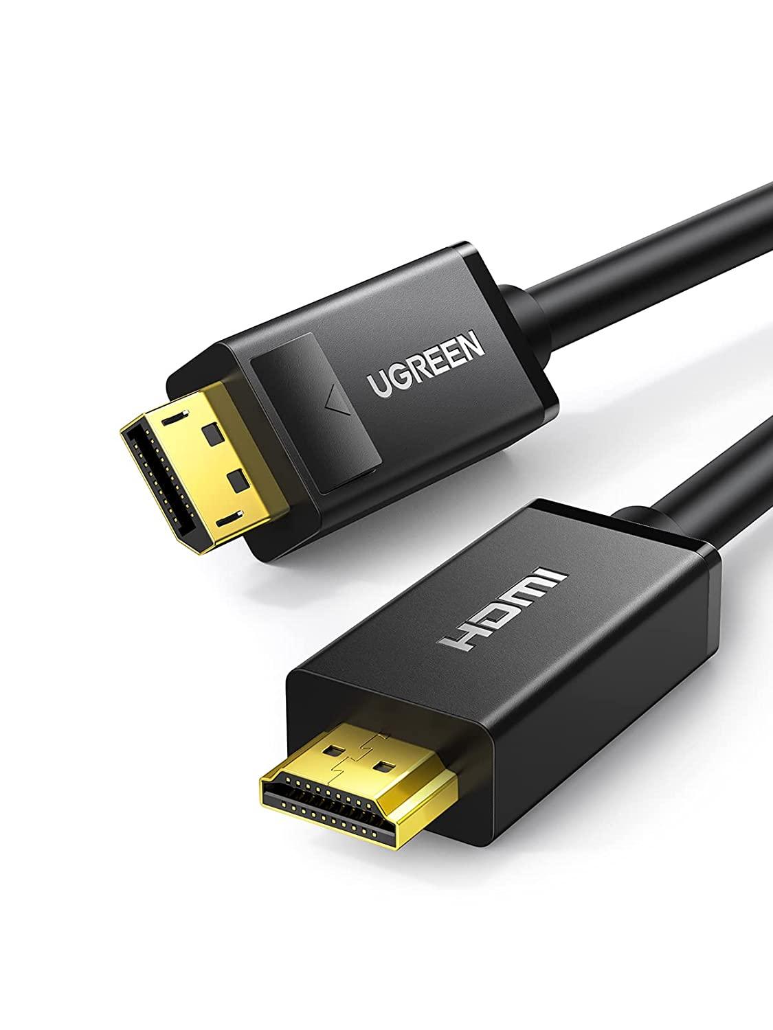 UGREEN Display Port Male To HDMI Male Cable 2m (Black) (DP101/10202) - DataBlitz