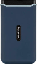 Transcend 1TB ESD370C USB 3.1 GEN 2 Type-C Portable SSD (Navy Blue) (TS1TESD370C) - DataBlitz