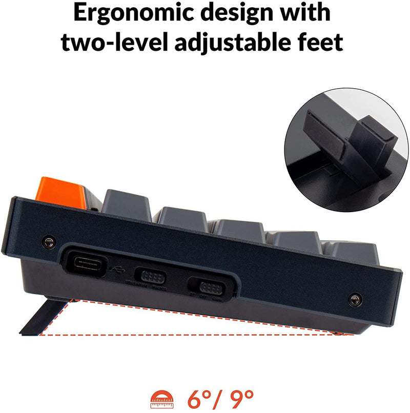 Keychron K10 Full Size RGB Backlight Aluminum Wireless Mechanical Keyboard
