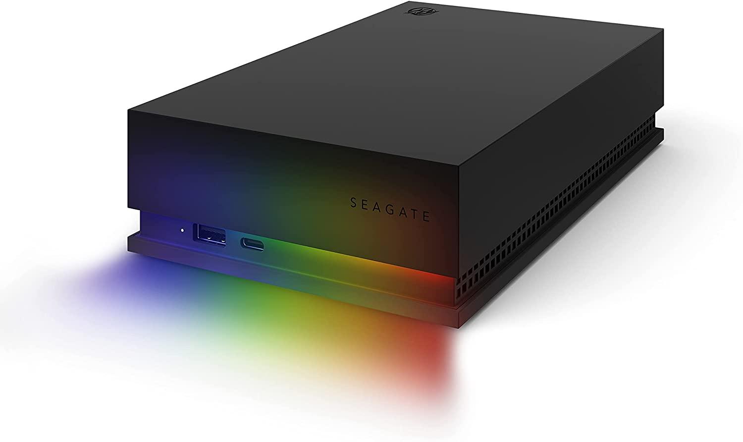 SEAGATE FIRECUDA 16TB USB3.2 GEN 1 3.5" GAMING HUB EXTERNAL HARD DRIVE W/ RAZER CHROMA RGB (STKK16000400) - DataBlitz