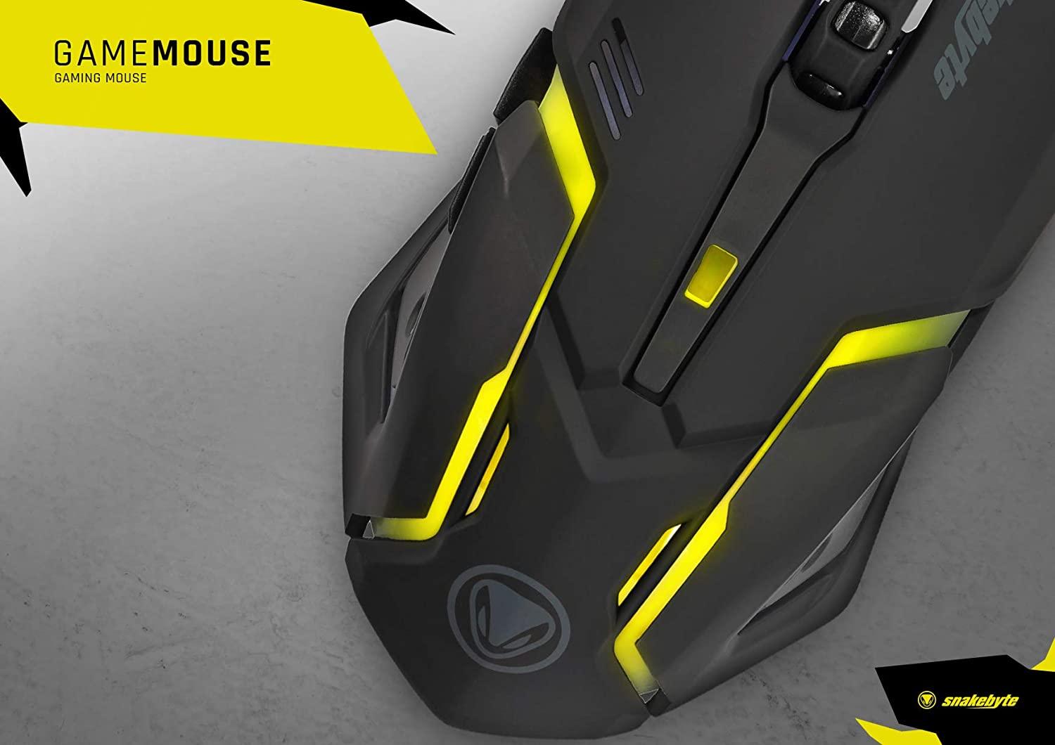SNAKEBYTE PC GAME MOUSE (SB914454) (SP COVER) - DataBlitz