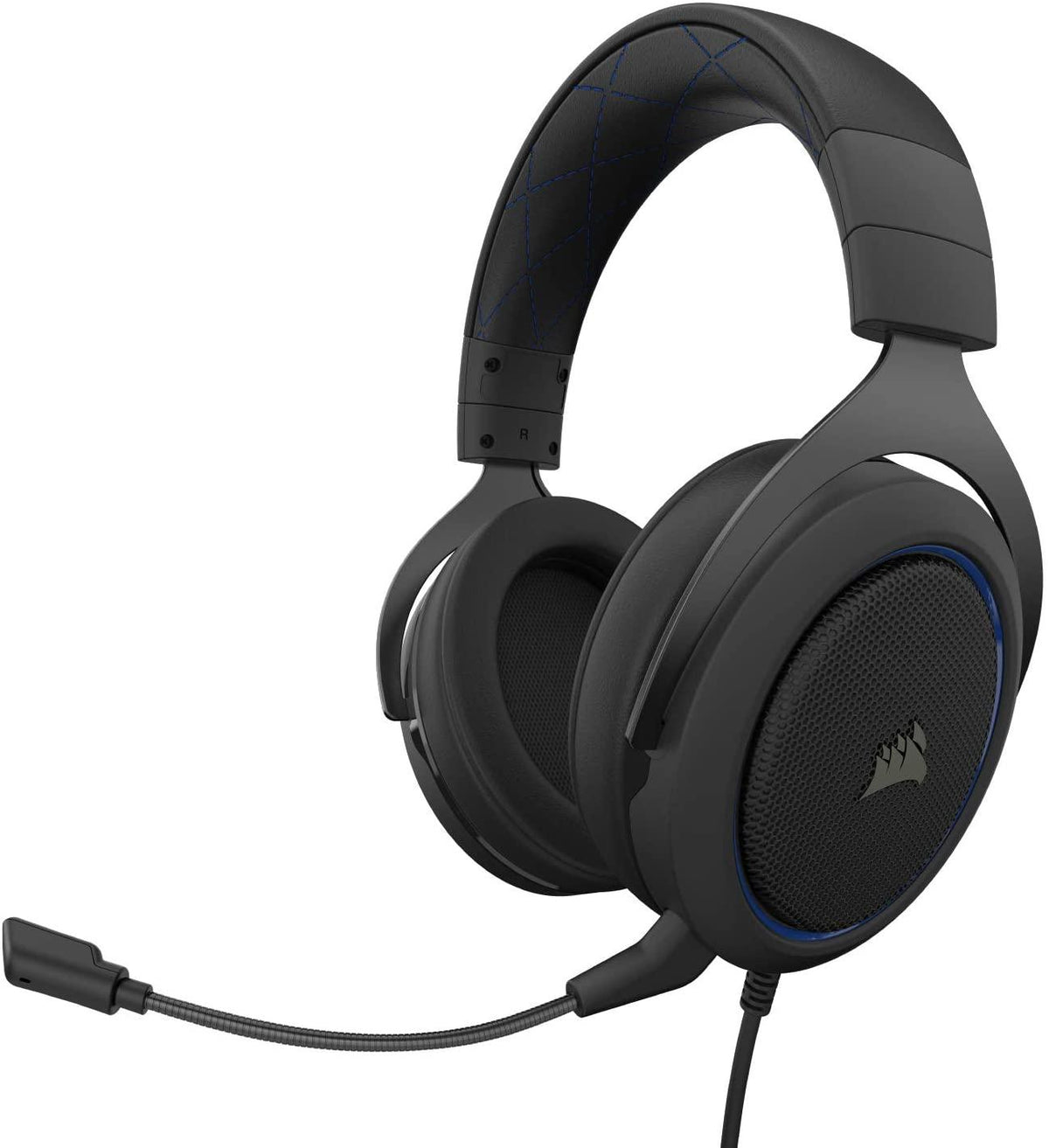 CORSAIR HS50 PRO STEREO GAMING HEADSET BLUE FOR PS4/PC/MAC/MOBILE/NINTENDO SWITCH - DataBlitz