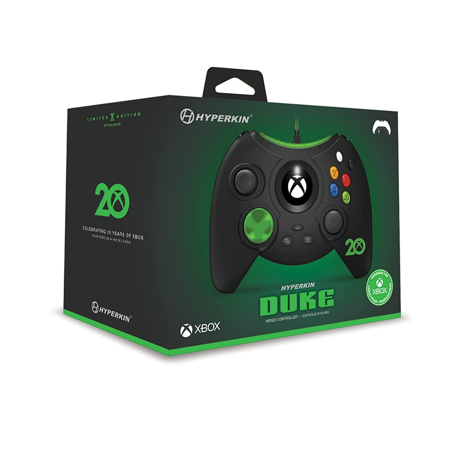 XBOX Hyperkin Duke Wired Controller For XBOX Series X|S/XBOX One/Windows 10 (XBOX 20th Anniversary Limited Edition) - DataBlitz