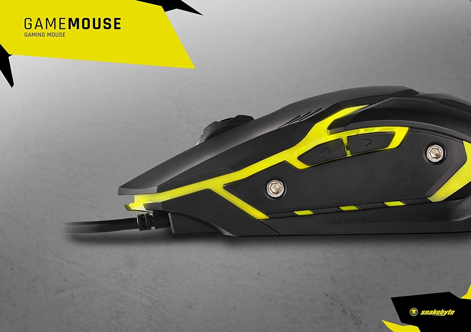 SNAKEBYTE PC GAME MOUSE (SB914454) (SP COVER) - DataBlitz