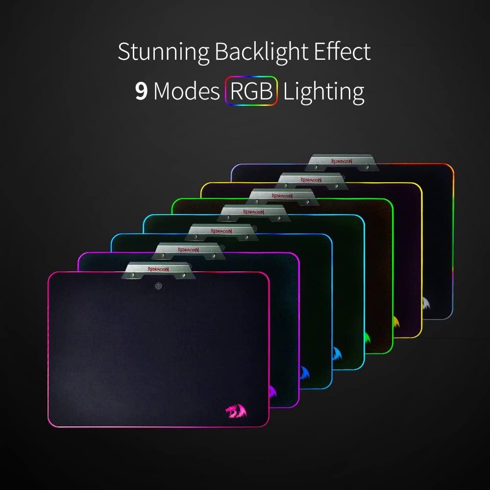 REDRAGON ORION CHROMA CUSTOM LIGHTING GAMING MOUSE PAD (350X250X3.6MM) (P011) - DataBlitz