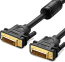 UGREEN DVI (24+1) Male To Male Cable Gold Plated 1.5M (Black) (DV101/11606) - DataBlitz