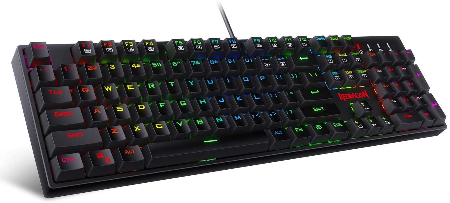 REDRAGON SURARA PRO MECHANICAL GAMING KEYBOARD RED OPTICAL SWITCH (K582RGB-PRO) - DataBlitz